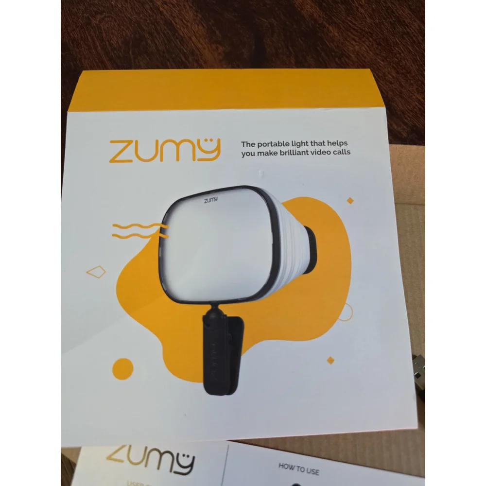 Zumy portable‎ light for laptop computer for video calls NEW